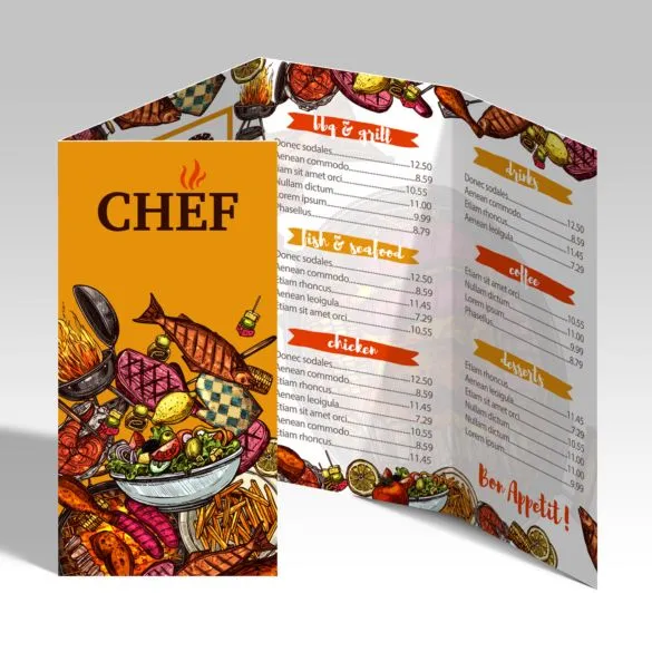 Discount Menu printing